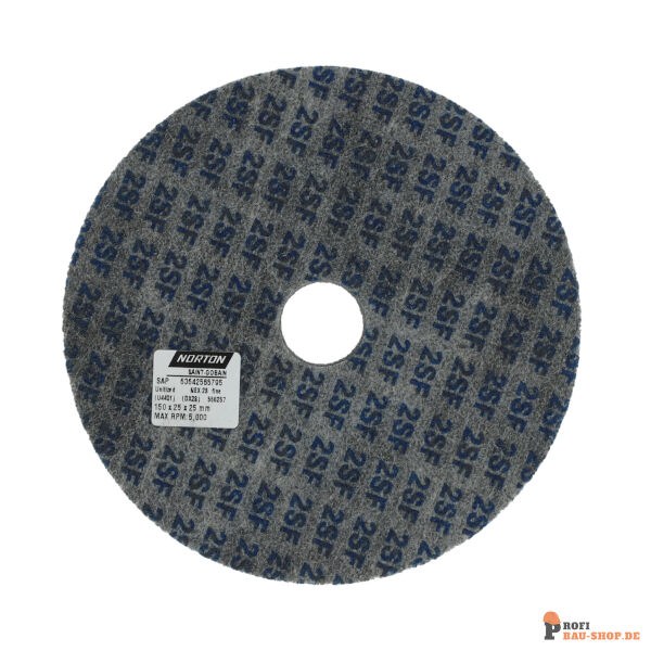 nortonschleifmittel/NORTON_schleifmittel_63642585795 Unified Wheels Norton Nex 152.4x25.4x25.4 Grit FINE_149359